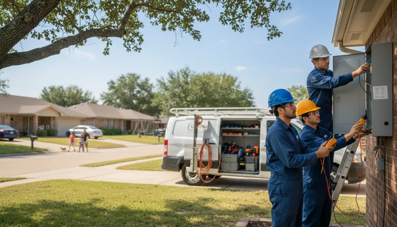 Certified electrician providing emergency electrical services in Springville, AL